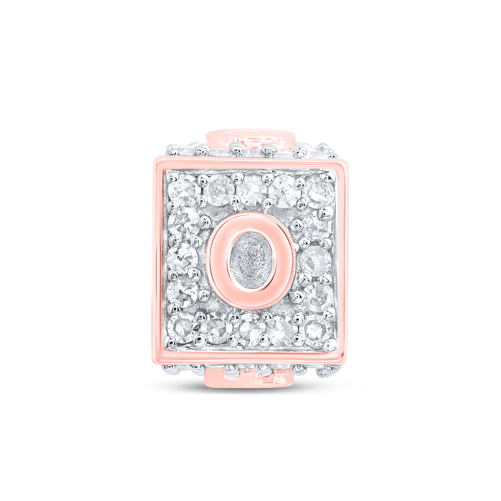 10kt Yellow Or White Or Rose Gold Diamond Fashion Initial Bracelet Box