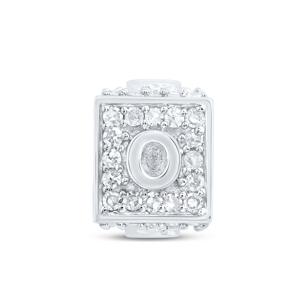 10kt Yellow Or White Or Rose Gold Diamond Fashion Initial Bracelet Box