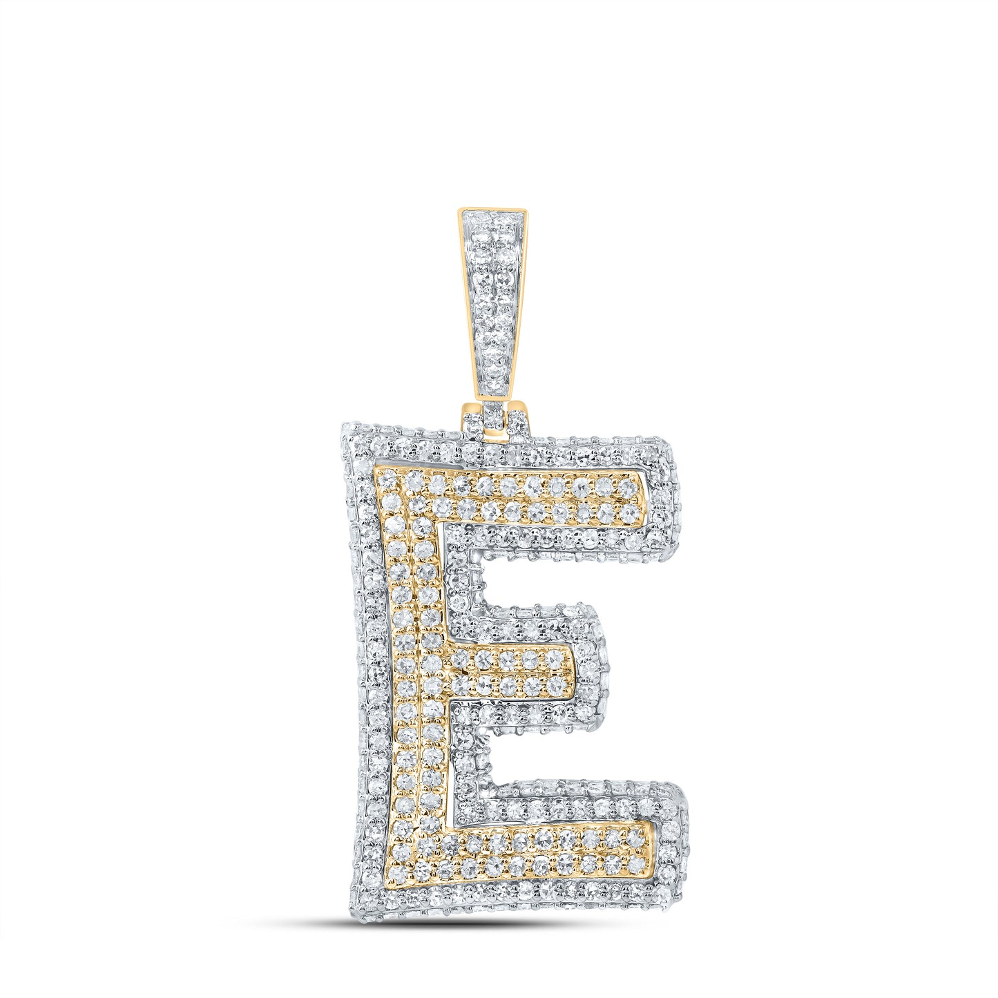 10kt Yellow Gold Diamond Fashion Initial Pendant