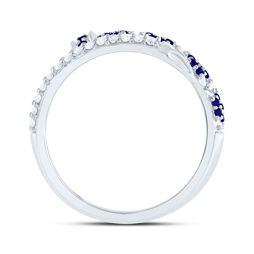 14K Yellow Or White Gold 1/5Cttw Natural Diamond Round Gem Ring