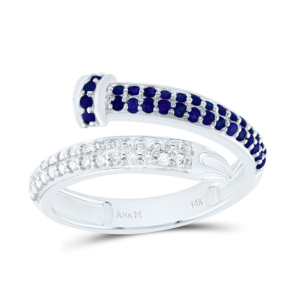 14K Yellow Or White Gold 1/5Cttw Natural Diamond Round Gem Ring