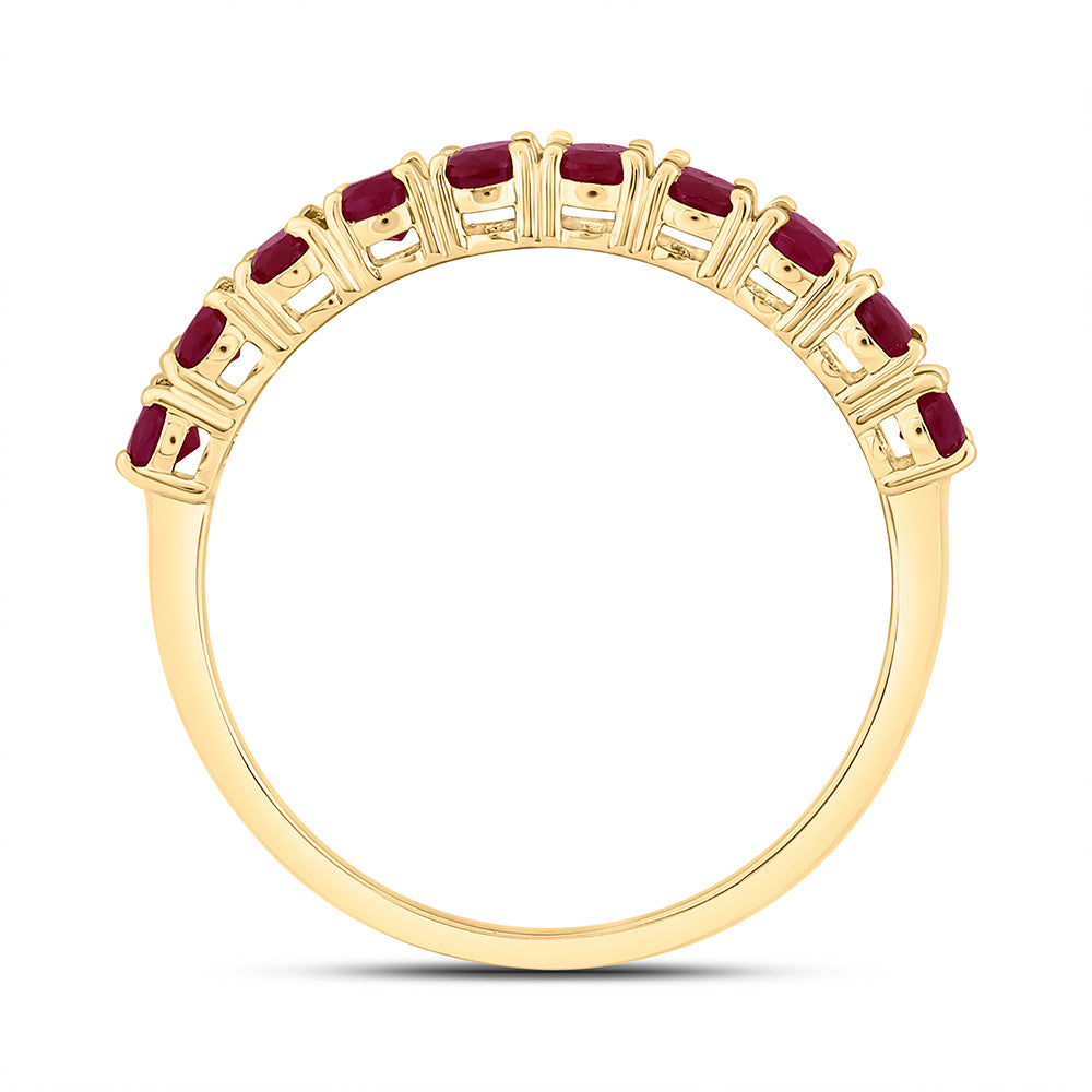 14K Yellow Or White Gold Oval Gem Ring
