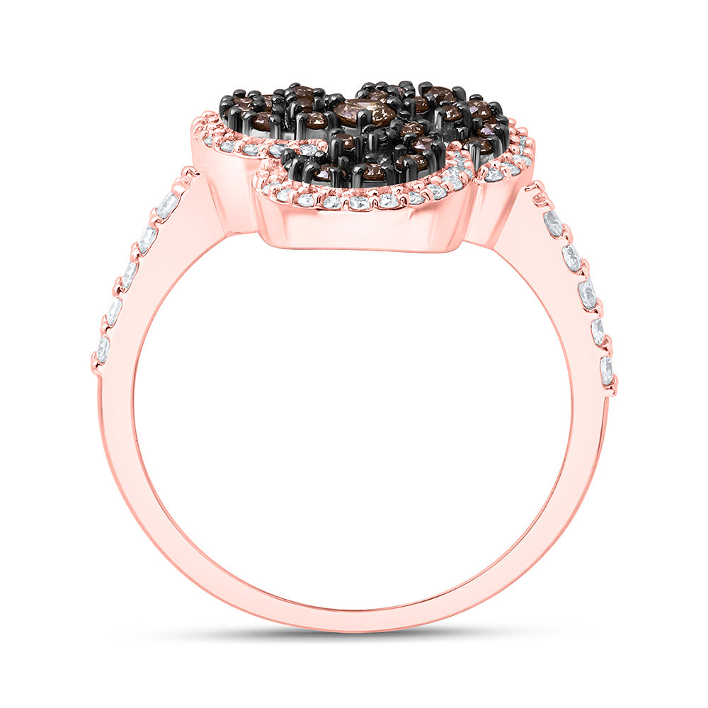 10K Yellow Or White Or Rose Gold 1/2 Cttw Natural Diamond Cn Fashion Trinity Round Bridal Anniversary Wedding Engagement Band Ring
