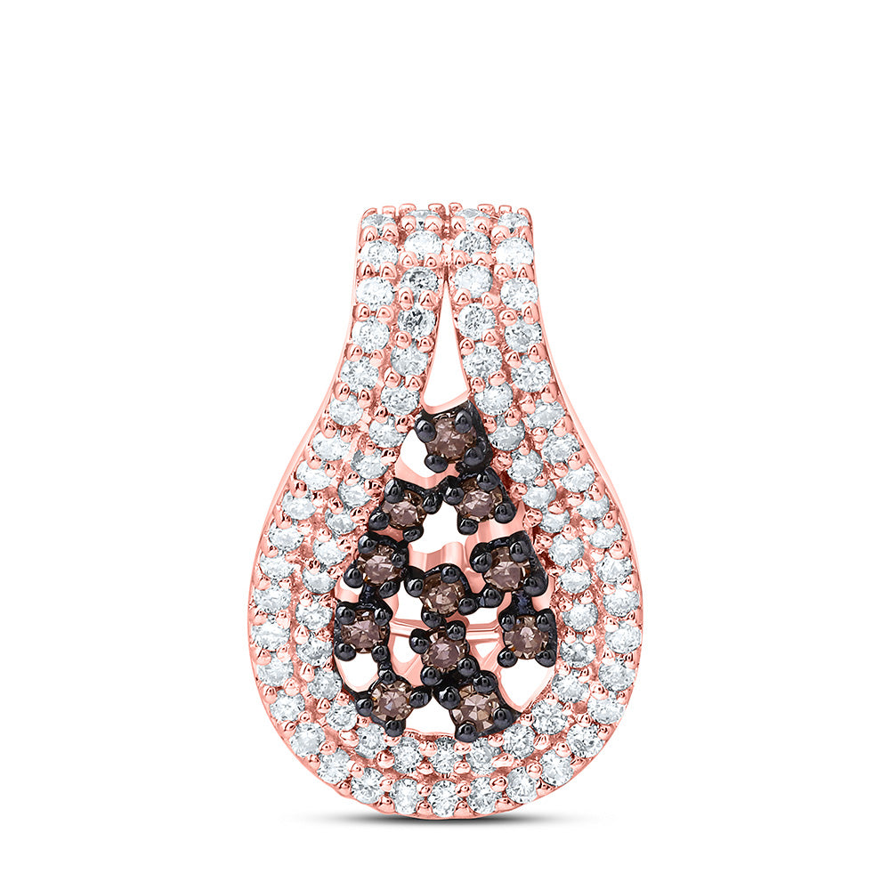 10K Yellow Or White Or Rose Gold 1/4 Cttw Natural Diamond Cn Fashion Pendant