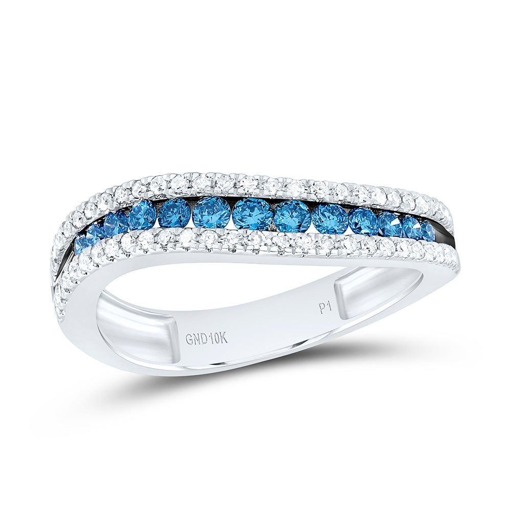 10K Yellow Gold 1/2Ctw Natural Diamond P1 Cognac Natural Gift Ring
