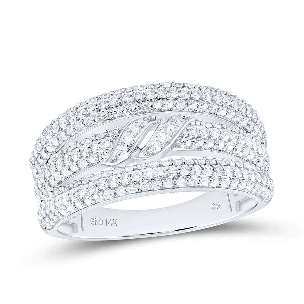 14K Yellow Gold 7/8Ctw Natural Diamond Cn Fashion Ring