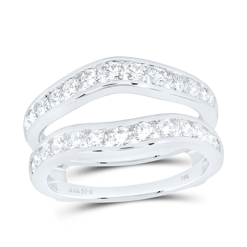 18K Yellow Gold 1Ctw Natural Diamond Ana M Elite Enhancer Ring