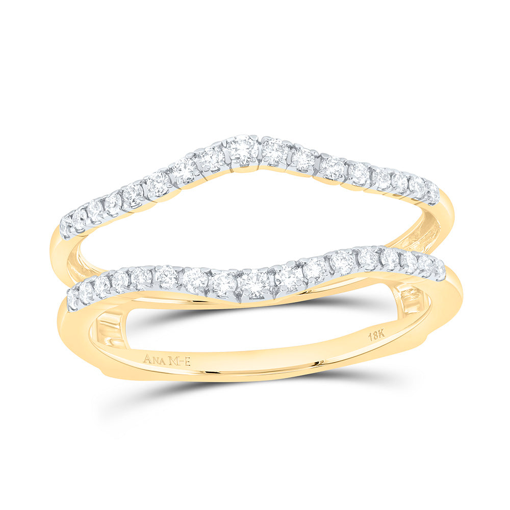 18K Yellow Gold 1/4Ctw Natural Diamond Ana M Elite Enhancer Ring