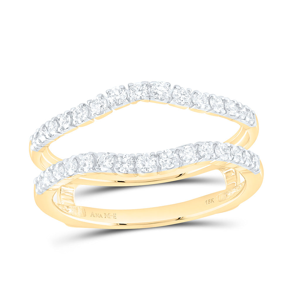 18K Yellow Gold 1/2Ctw Natural Diamond Ana M Elite Enhancer Ring