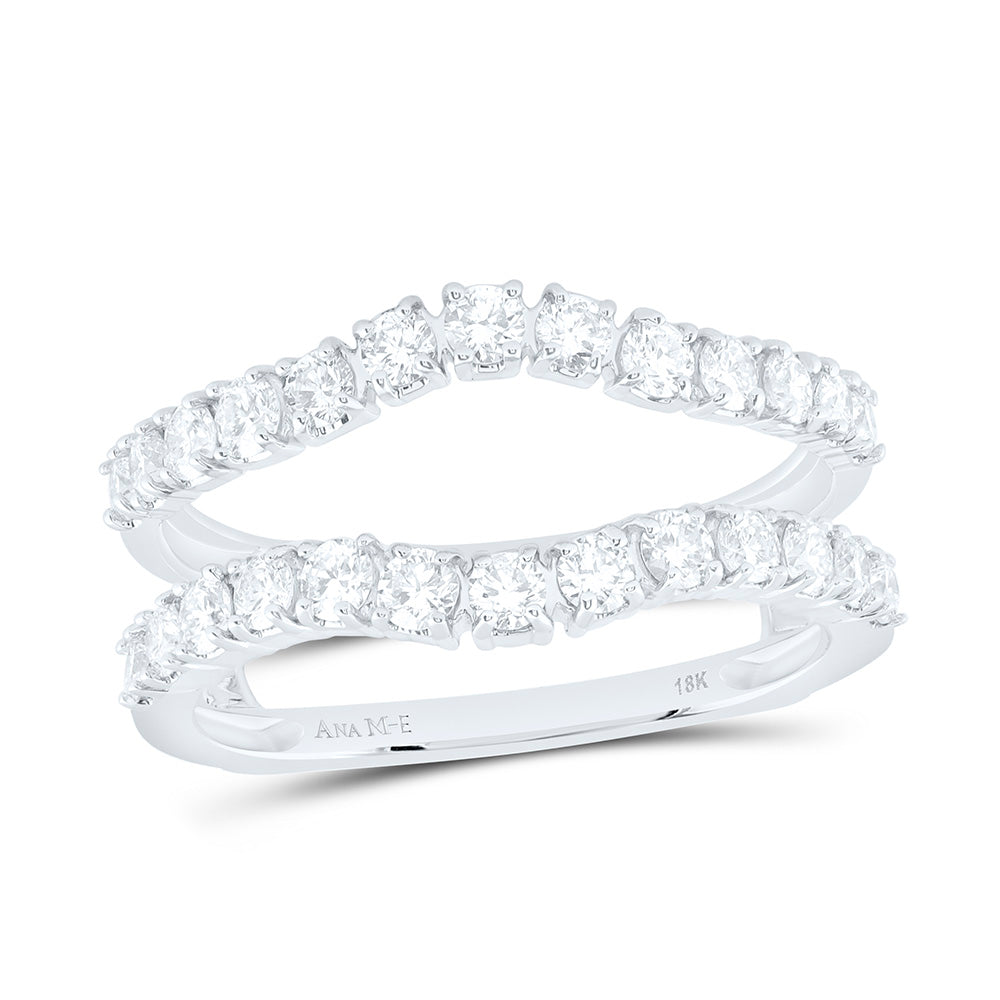 18K Yellow Gold 1Ctw Natural Diamond Ana M Elite Enhancer Ring