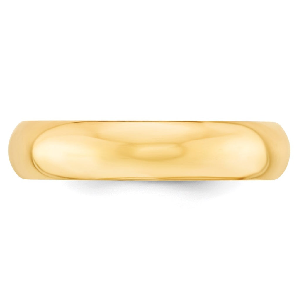 10k Yellow Or White Gold Standard Weight Comfort Fit Wedding Band