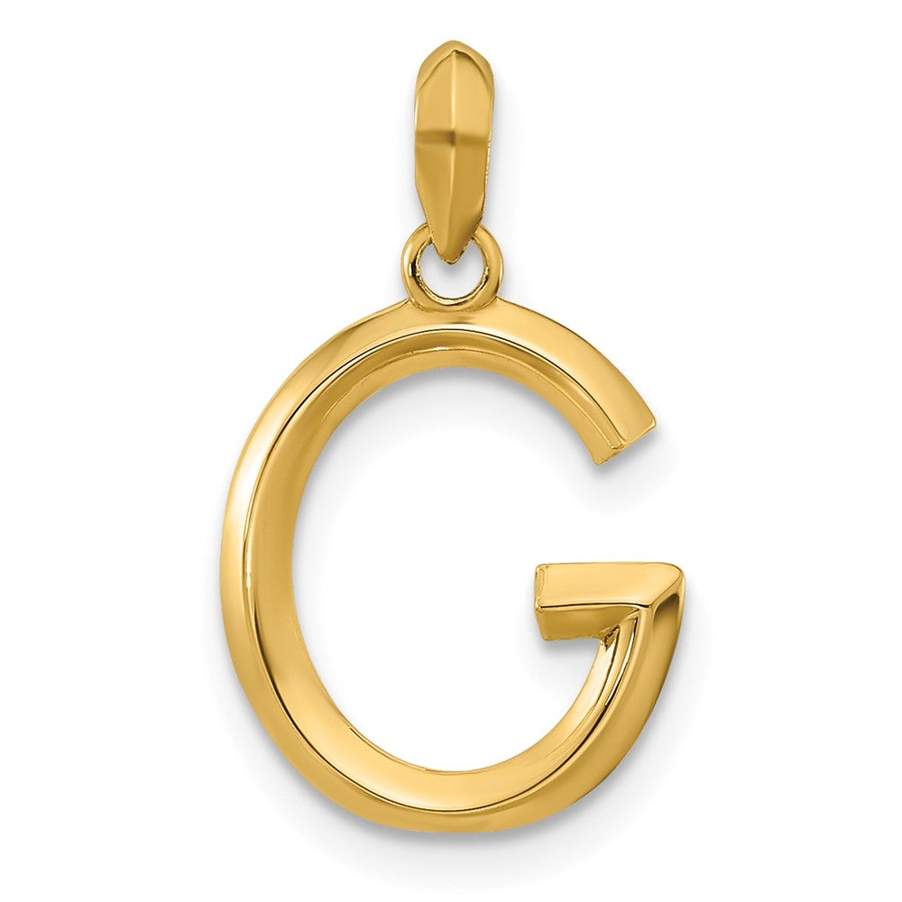 14K Yellow Gold Fancy Letter G