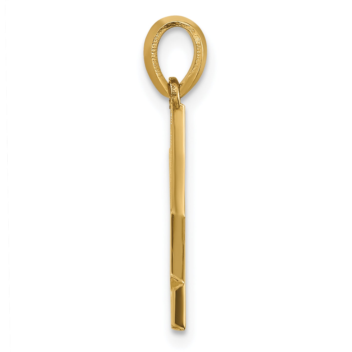 14K Yellow Gold Fancy Letter X