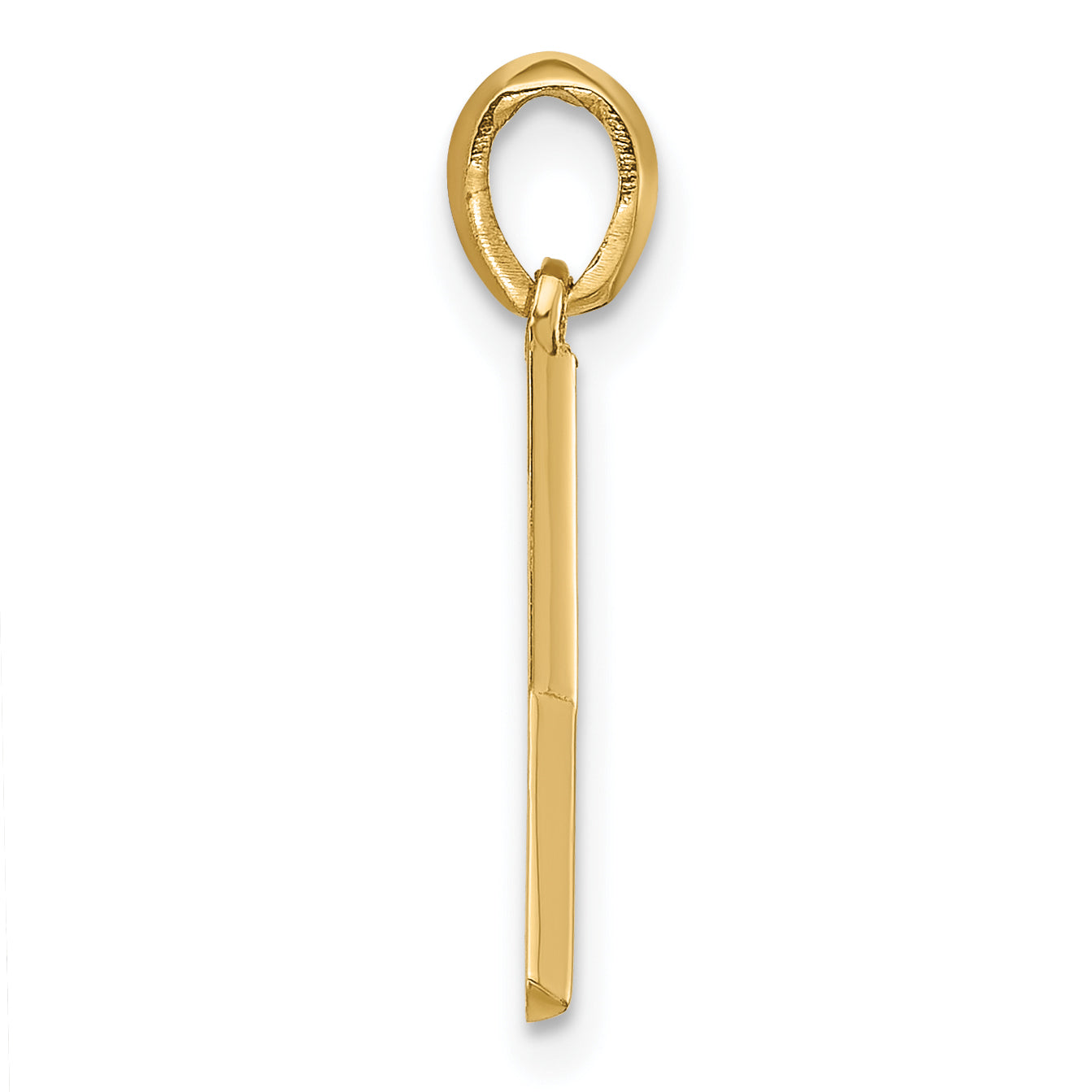 14K Yellow Gold Fancy Letter Y