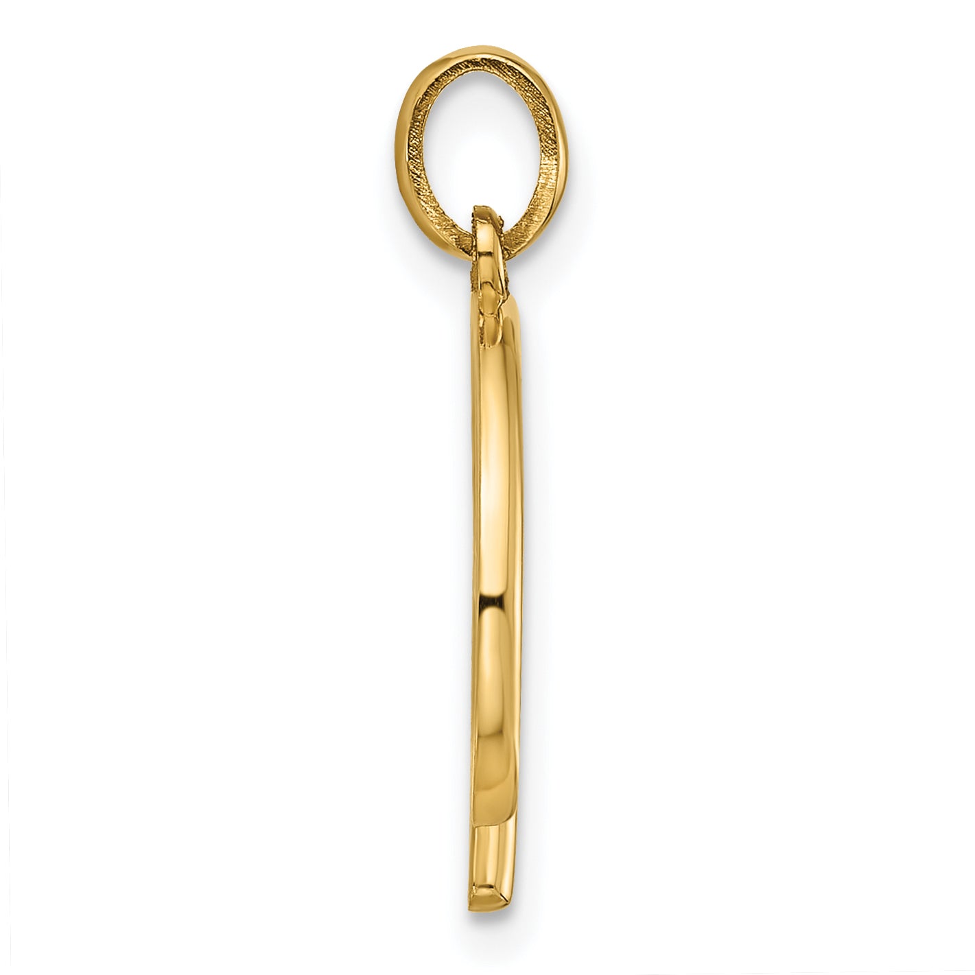 14K Yellow Gold Fancy Letter B