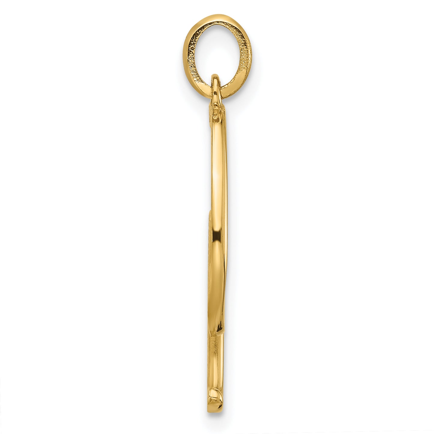 14K Yellow Gold Fancy Letter G