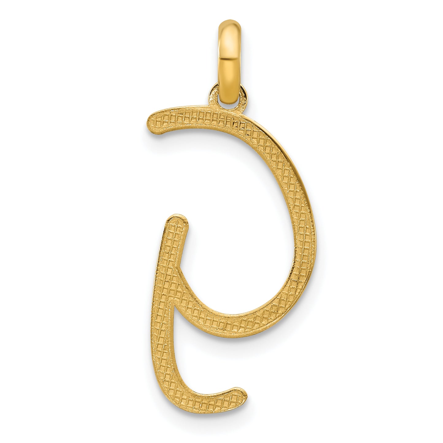 14K Yellow Gold Fancy Letter G
