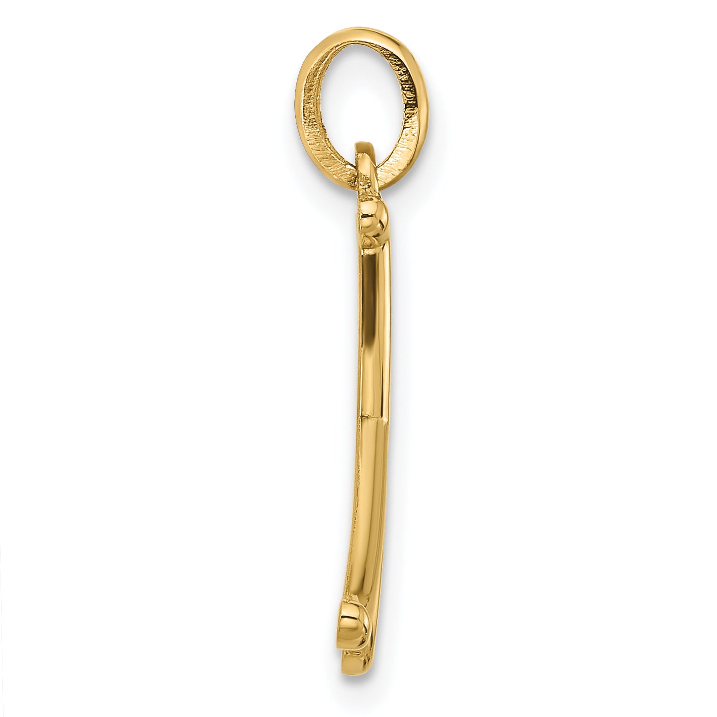 14K Yellow Gold Fancy Letter X