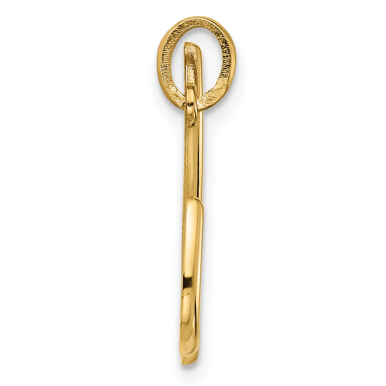 14K Yellow Gold Fancy Letter Y
