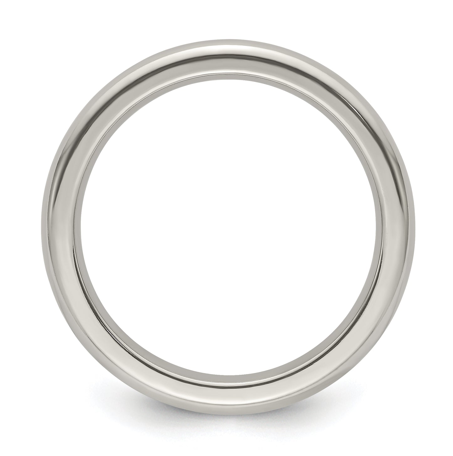 Edward Mirell Titanium Domed 3mm Polished Band Size 12