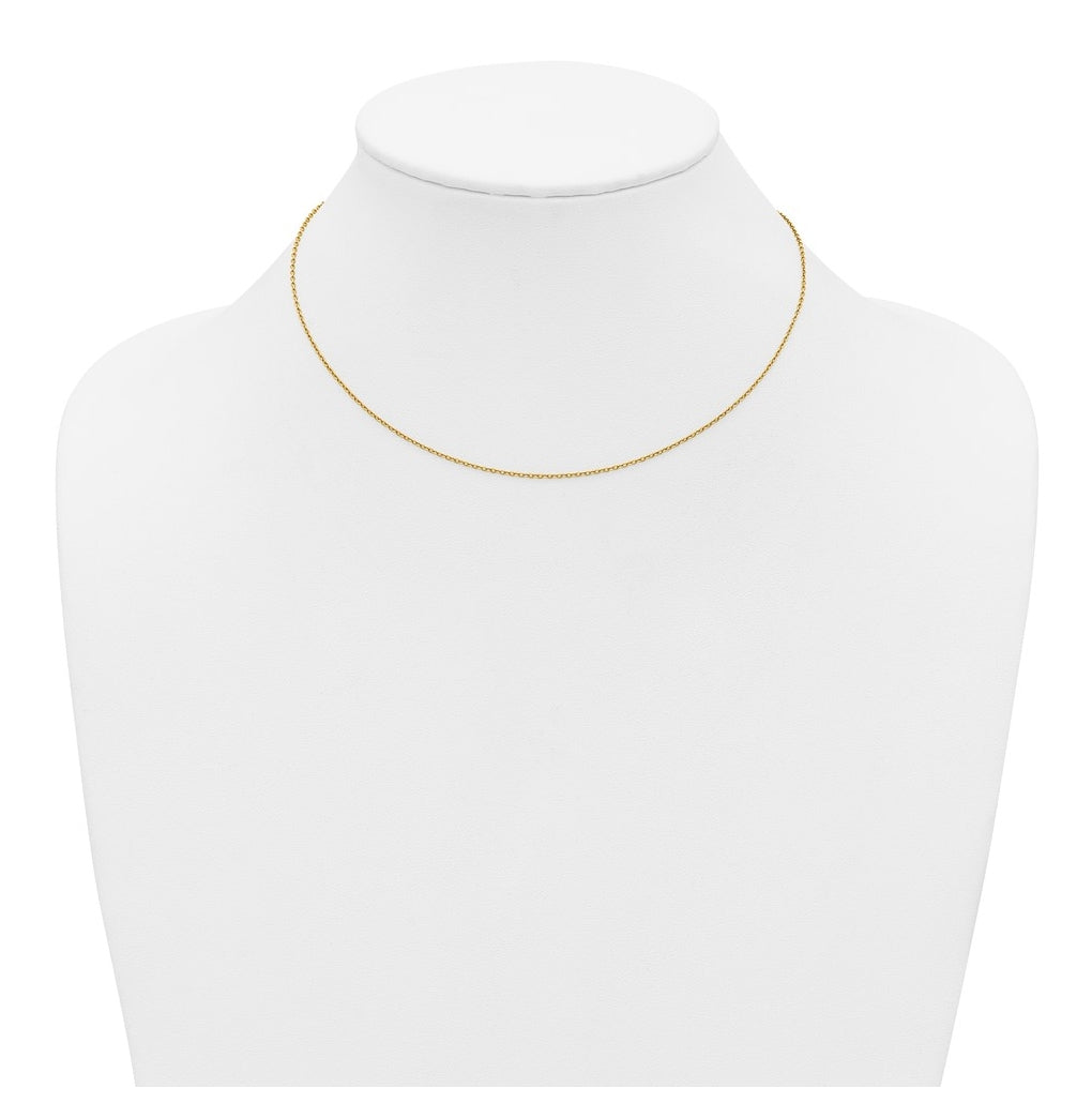 1/20 14K Gold Filled Or Sterling Silver Adjustable Add-A-Bead Cable Chain Necklace