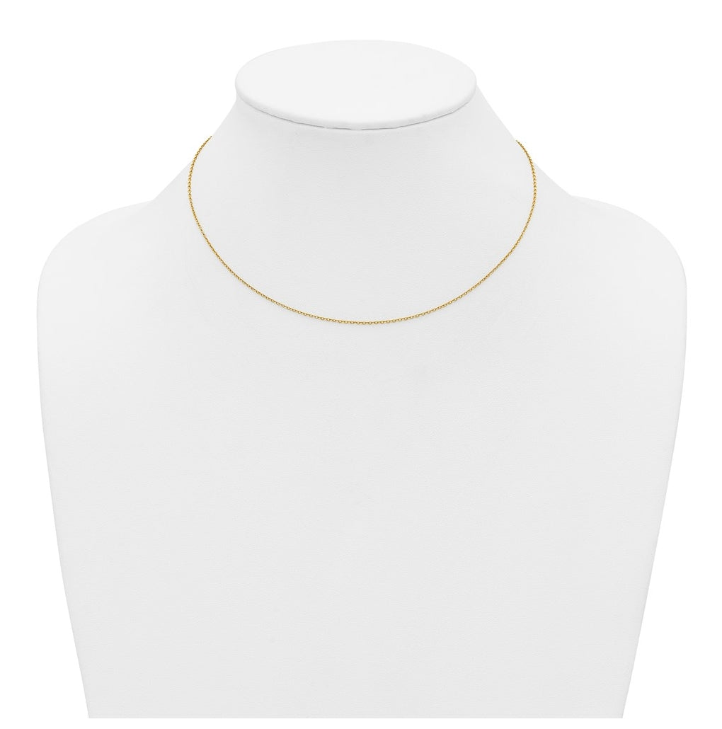 1/20 14K Gold Filled Or Sterling Silver Adjustable Add-A-Bead Cable Chain Necklace