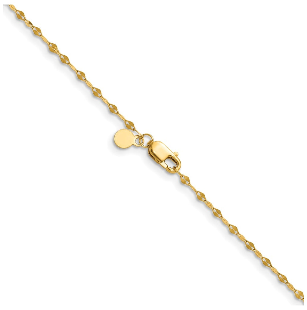 1/20 14K Gold Filled Alternate Anchor w/Lobster Clasp Chain