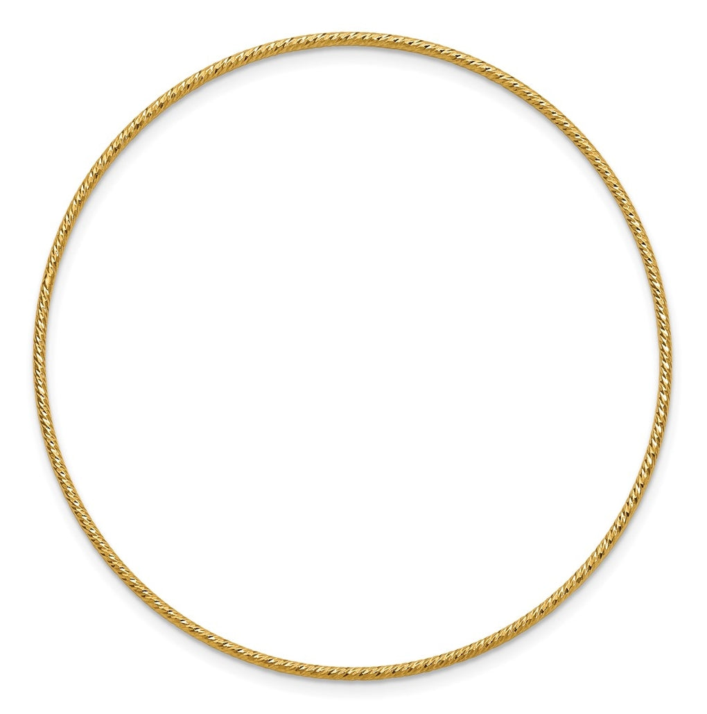 1/20 14K Gold Filled Sparkle 1.30mm Wire Stacking Bangle