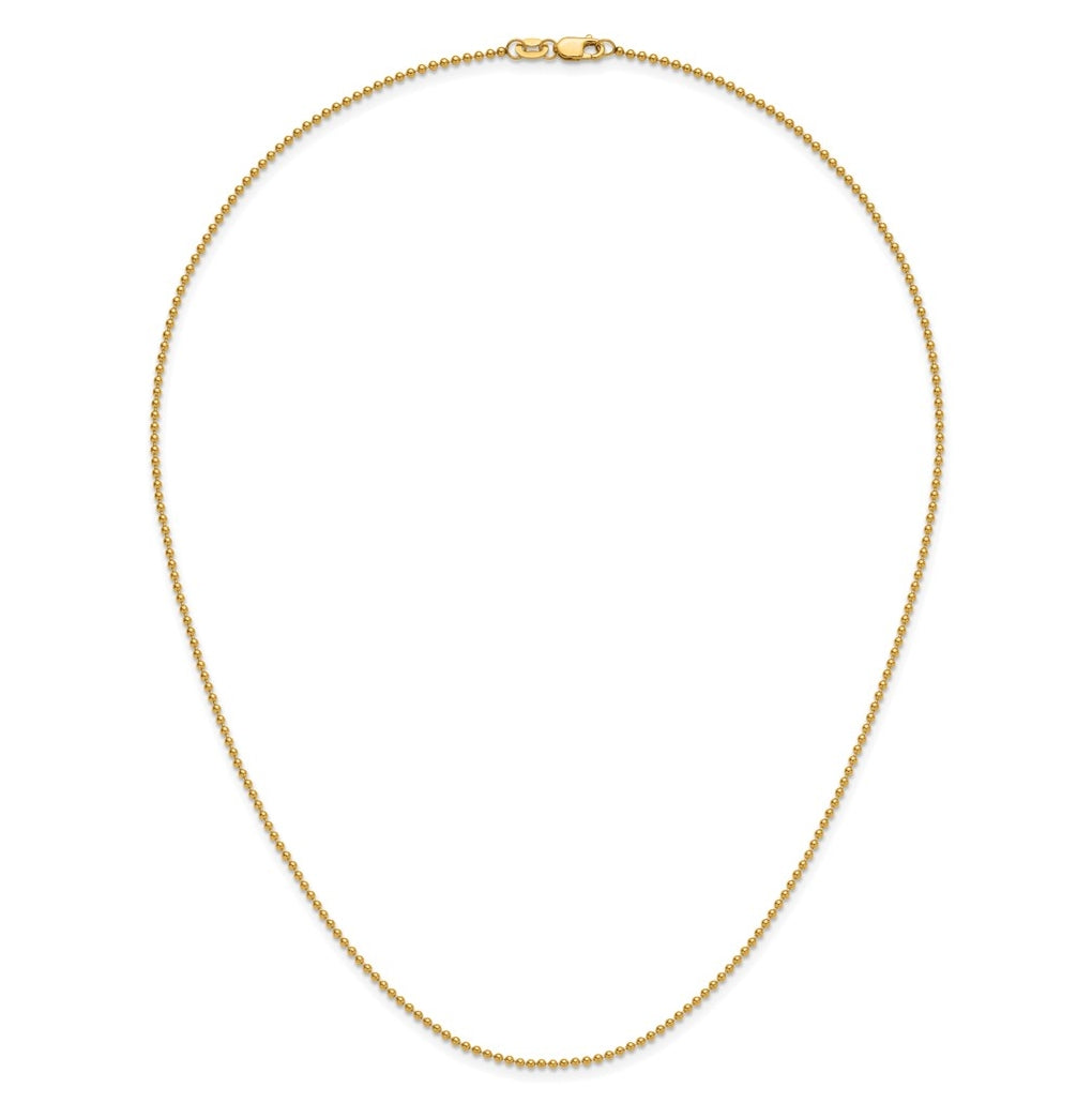 1/20 14K Gold Filled Ball with Lobster Clasp Chain