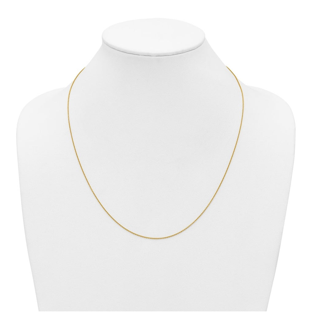 1/20 14K Gold Filled Adjustable Cable 22in Chain