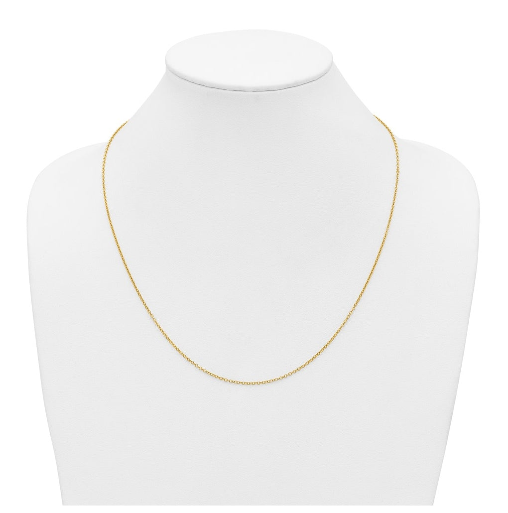 1/20 14K Gold Filled Adjustable Cable 22in Chain