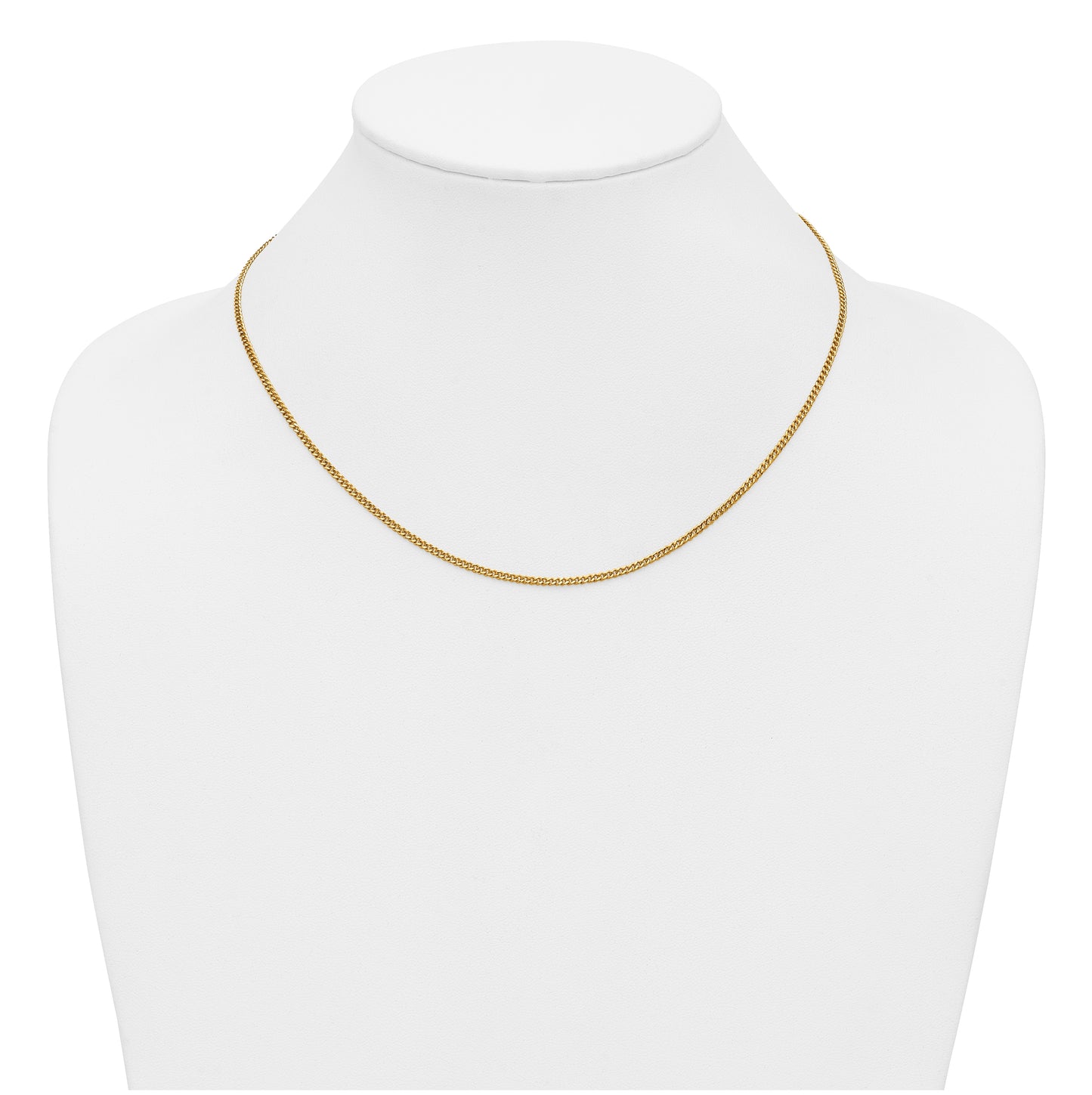 1/20 14K Gold Filled Curb w/Lobster Clasp Chain