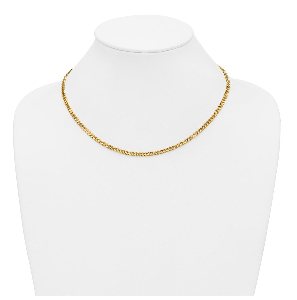 1/20 14K Gold Filled Curb w/Lobster Clasp Chain