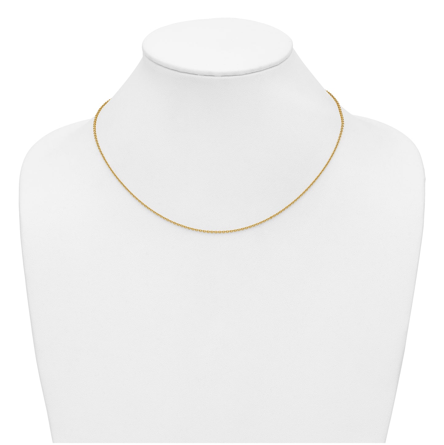 1/20 14K Gold Filled Flat Cable with Lobster Clasp Chain