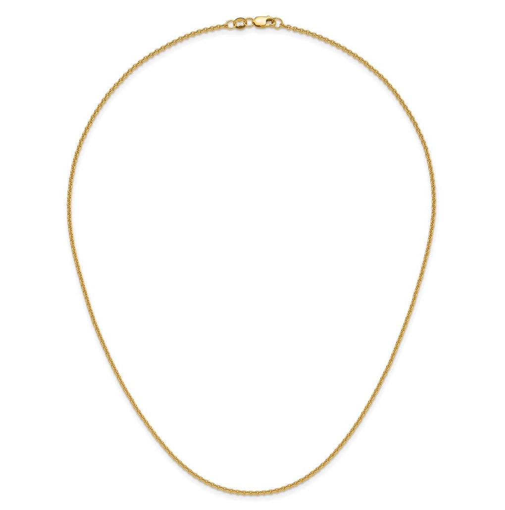 1/20 14K Gold Filled Flat Cable with Lobster Clasp Chain