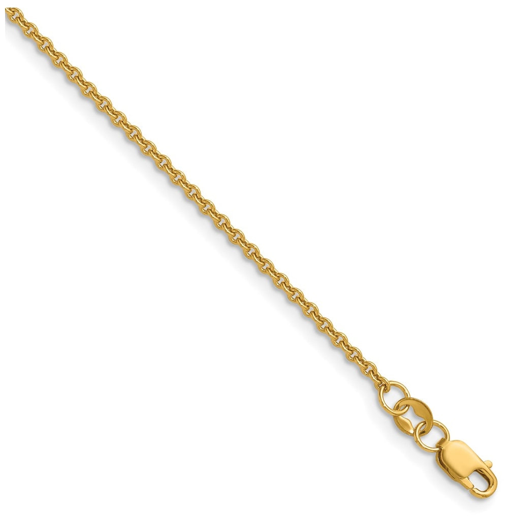 1/20 14K Gold Filled Flat Cable with Lobster Clasp Chain