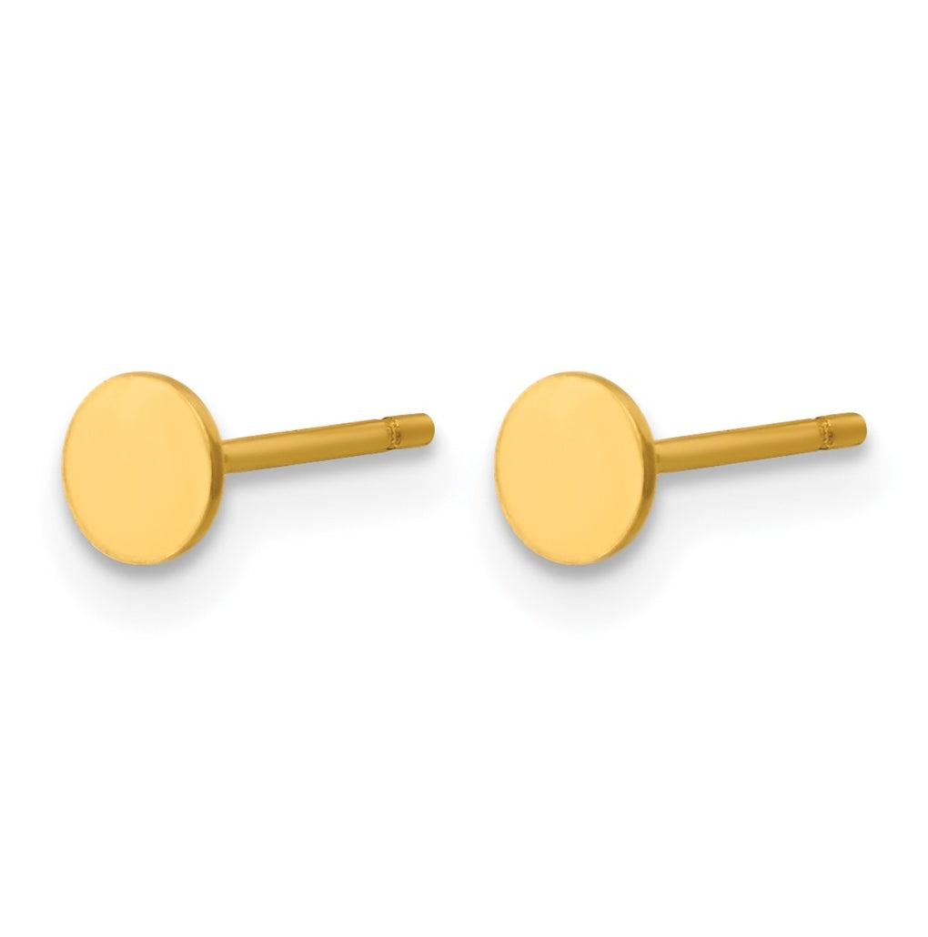 1/20 14K Gold Filled Circle Post Earrings