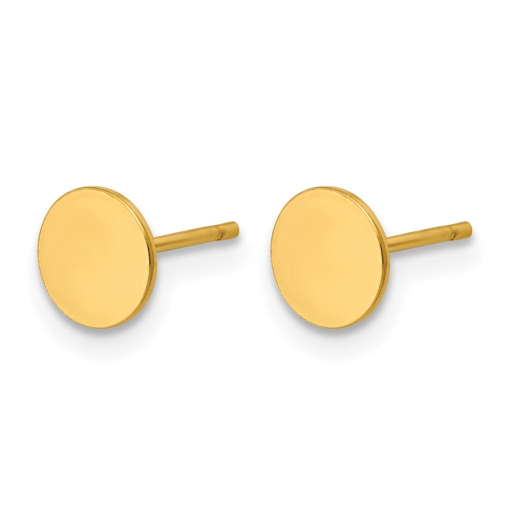 1/20 14K Gold Filled Circle Post Earrings