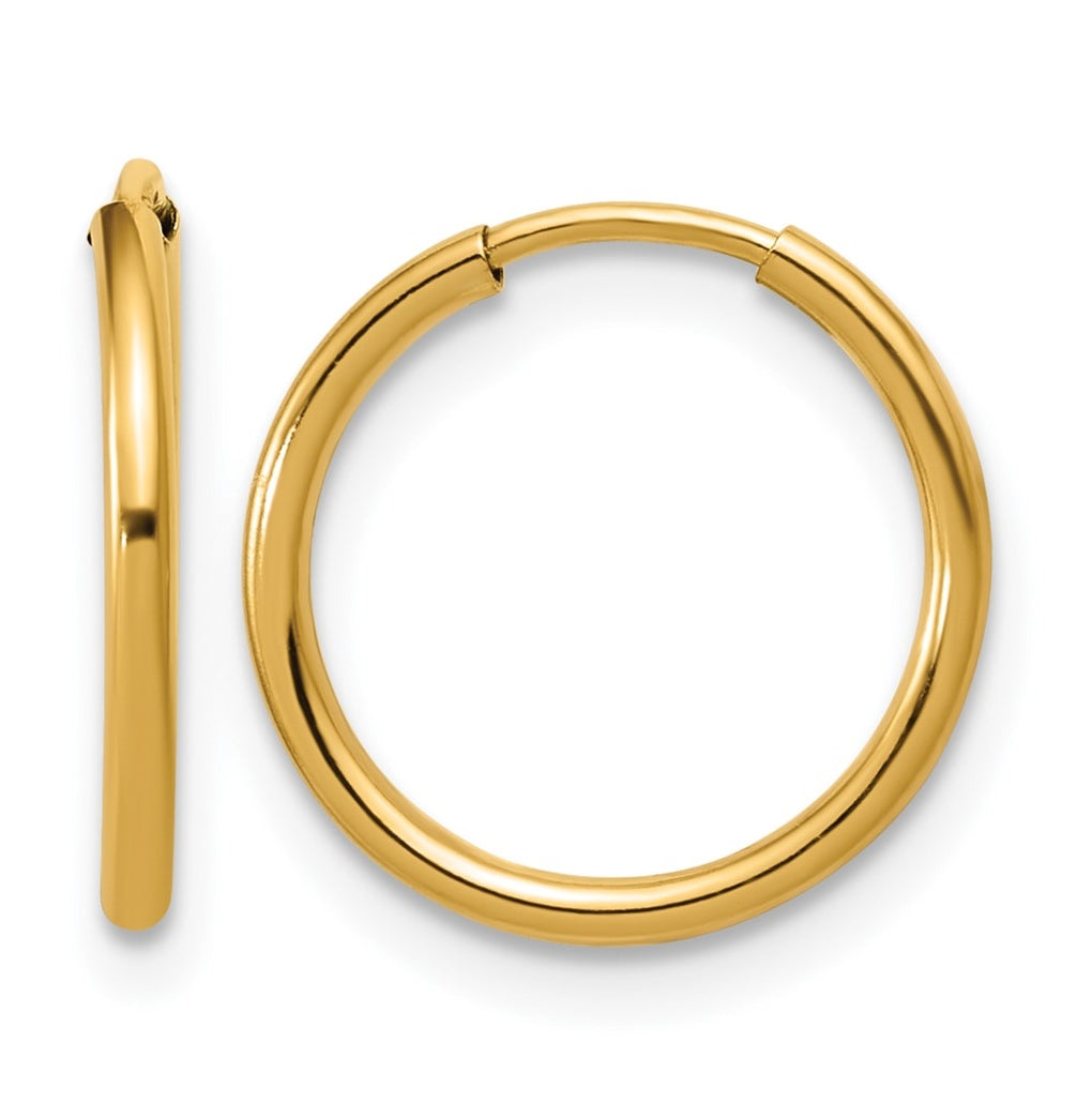 1/20 14K Gold Filled Endless Hoop Earrings