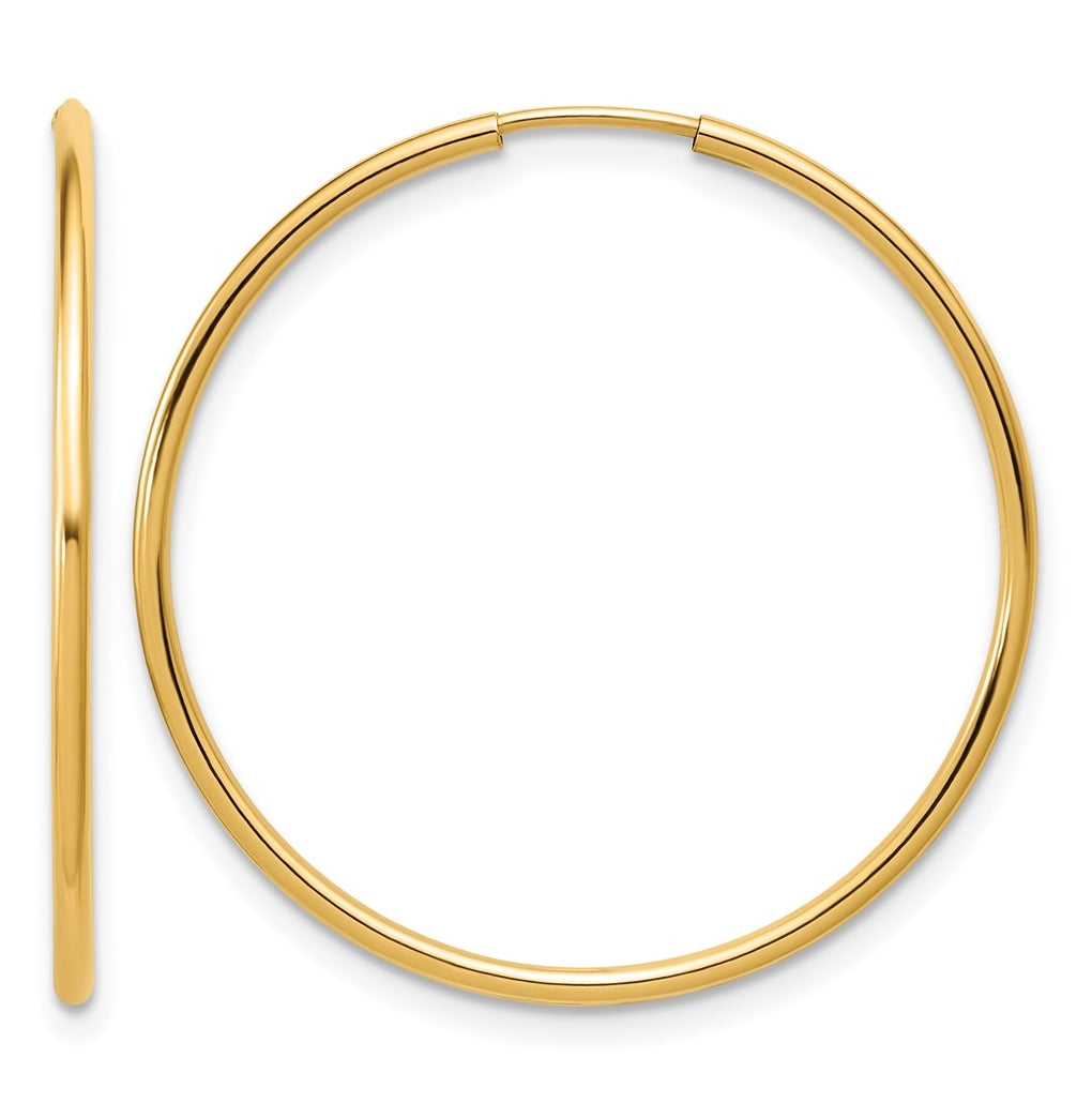 1/20 14K Gold Filled Endless Hoop Earrings