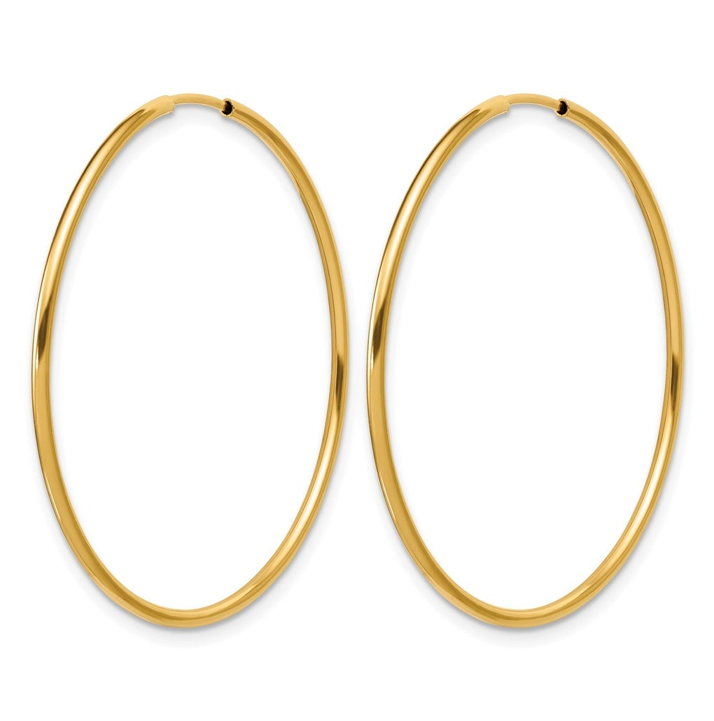 1/20 14K Gold Filled Endless Hoop Earrings