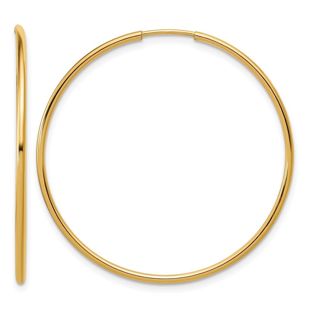 1/20 14K Gold Filled Endless Hoop Earrings