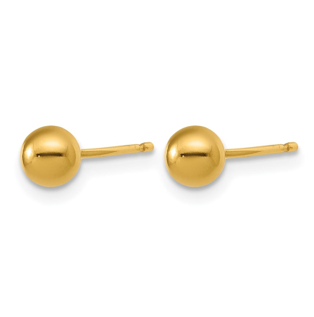 1/20 14K Gold Filled 5mm Ball Post Earrings