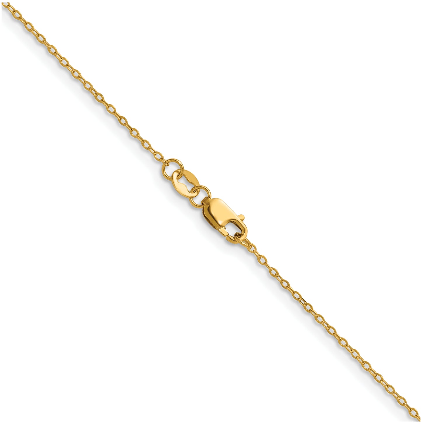 1/20 14K Gold Filled Flat Cable with Lobster Clasp Chain