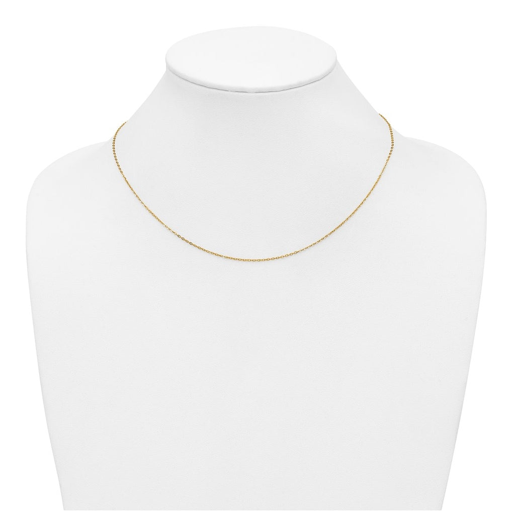 1/20 14K Gold Filled Flat Cable with Lobster Clasp Chain