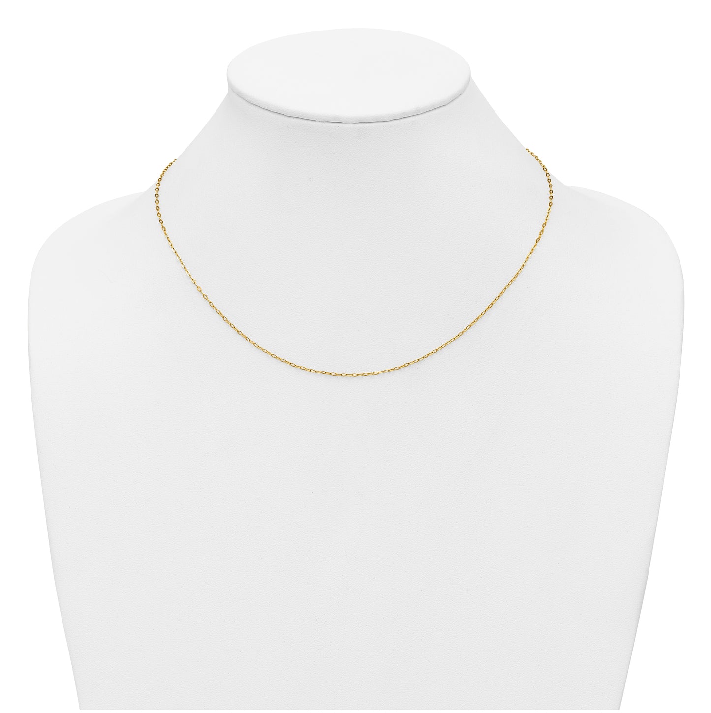 1/20 14K Gold Filled Flat Cable with Lobster Clasp Chain