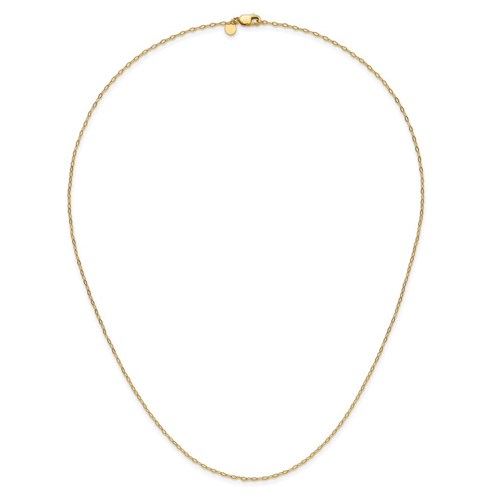 1/20 14K Gold Filled Flat Cable with Lobster Clasp Chain