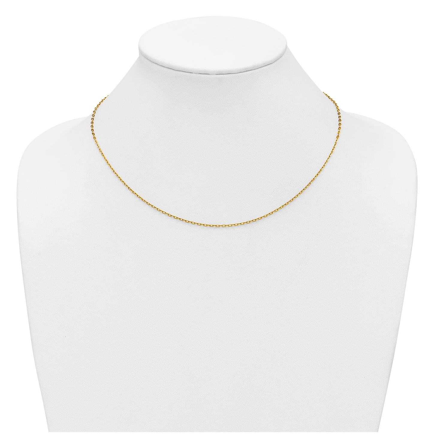 1/20 14K Gold Filled Flat Cable with Lobster Clasp Chain