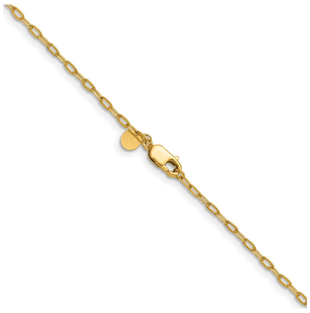 1/20 14K Gold Filled Flat Cable with Lobster Clasp Chain