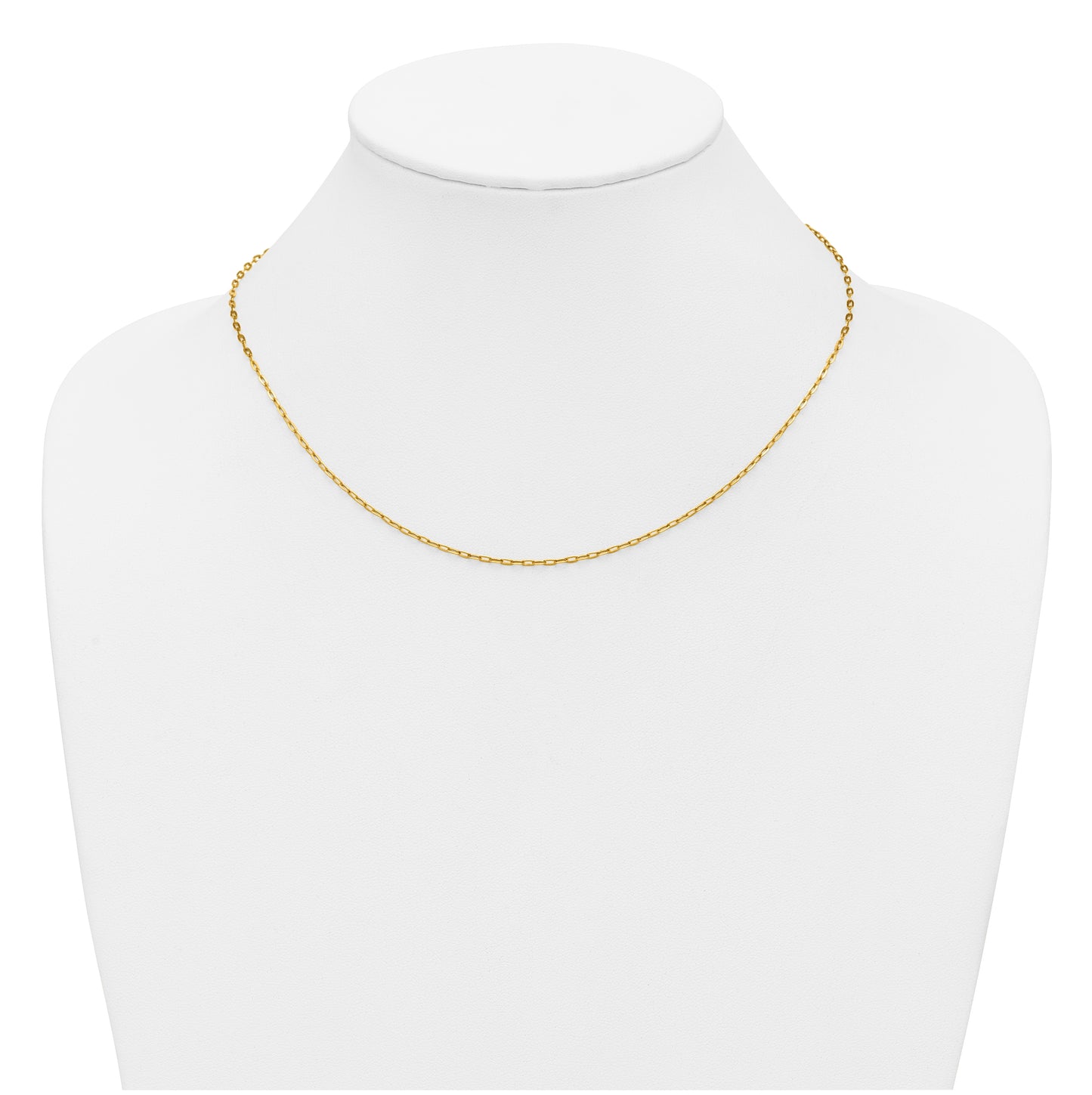 1/20 14K Gold Filled Flat Cable with Lobster Clasp Chain